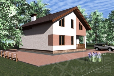 Проект двухэтажного дома под строительство