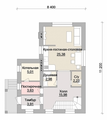 План двухэтажного дома 